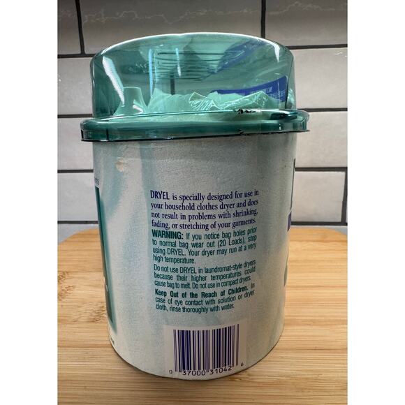 Vintage DRYEL Starter Kit Opened & NIB Refill Cloths At Home Dry Cleaning - Picture 4 of 8